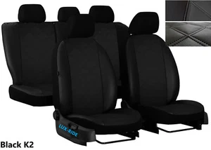 Maßgefertigte Sitzbezüge mit Kunstlederprägung für Skoda Yeti 2009-2014 - Bild 1 von 12