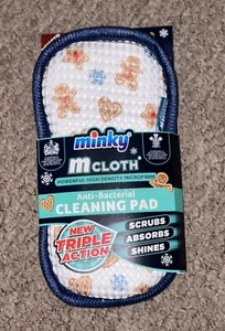 NEW MINKY MCLOTH CHRISTMAS GINGERBREAD MAN M CLOTH LIMITED EDITION MINKY - Picture 1 of 2