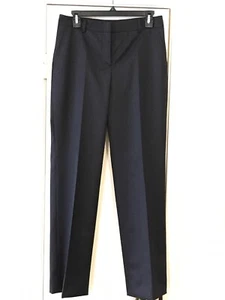 Pantalones de Vestir de Lana ZANELLA SYLVIE Talla 4 Frente Plano Carbón HECHOS EN ITALIANO $370 NUEVOS CON ETIQUETAS - Imagen 1 de 12