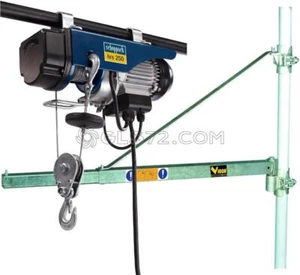 SCAFFOLD ELECTRIC LIFTING HOIST 250 KG SCHEPPACH HRS250 + SWING ARM 110CM - Picture 1 of 3