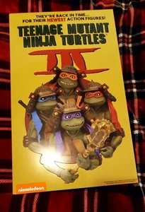 SDCC 2023 NECA TMNT Teenage Mutant Ninja Turtles 3 SAMURAI TURTLES 4 Pack Set - Picture 1 of 15