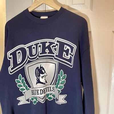 Sudadera Atlética De Colección Años 90 Duke University Blue Devils Russell Adulto XL Foto 1 de 4