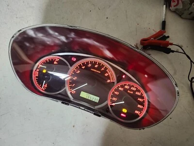 JDM SUBARU IMPREZA GH8 TURBO MANUAL SPEEDOMETER GAUGE CLUSTER OEM - Image 1 of 4