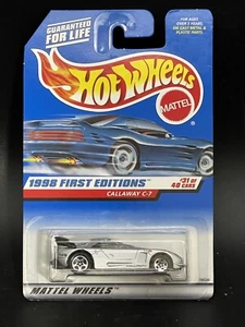 Hot Wheels Callaway C-7 1998 First Editions 31/40 Collector #677 - Picture 1 of 2