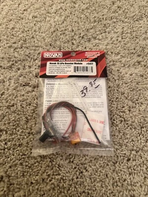 Novak 5477 1S Lipo Booster Module - NVK5477 - Brand New! - Image 1 of 4
