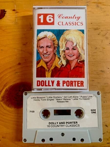 16 ￼Country Classics, ￼Dolly & Porter (Cassette Tape)  - Picture 1 of 1