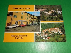 Cartolina Propata ( Genova ) - Albergo Ristorante Paulin - Panorama 1970 ca - Picture 1 of 1