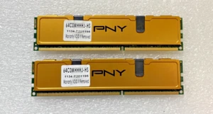 8 GB PNY 2X4GB 64COMHHHJ-HS DDR3-1333 Desktop Memory RAM - Picture 1 of 2