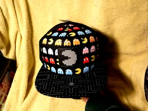 NEU MIT ETIKETT! ALL OVER FRONT DESIGN PAC MAN MIT LINSEN WIE PACMAN MÜTZE KAPPE! - Bild 1 von 13