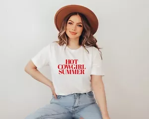 Hot Cowgirl Summer Graphic Tee - Picture 1 of 1