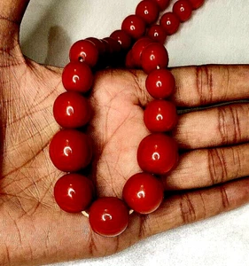 Marion Godart Tibetan Tribal Banjara Naga Necklace Gypsy Boho Bold Resin Beads - Picture 1 of 5