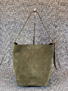 Madewell The Essential Bucket Tote in Suede Shaded Olive Tasche Handtasche - Bild 1 von 12