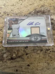 2011 TOPPS CERTIFIED EDWIN ENCARNACION AUTO 991/1166 AUTOGRAPH GAME USED - Picture 1 of 2