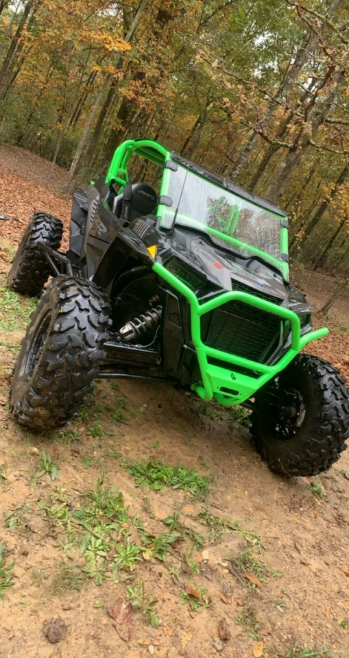 L&W Fab Race 风格前绞车保险杠适用于 2019+ Polaris RZR XP 1000 — 第 1/1 张图片