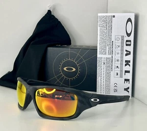 New OAKLEY Valve POLARIZED Sunglasses Matte Black Camo/Ruby Iridium OO9236-31 - Picture 1 of 8