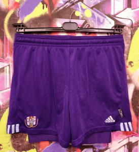 RSC Anderlecht 2001 Home Football Soccer Shorts Vintage Adidas Mens size M