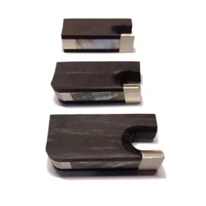 Violine Viola Cello Frosch Holz reines Silber Ring Zwinge Platte Schieber halbfertig - Bild 1 von 6