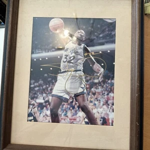 Signed Picture Of Shaq That Is Matted And Framed No COA - Picture 1 of 3