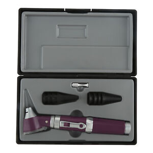 Pocket Otoscope Kit Ear Scope with Light 3X Magnification Ear Care Tool Purple