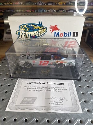 1999 Revell NASCAR #12 Jeremy Mayfield Mobil 1 125th Kentucky Derby Taurus 1:24 - Image 1 of 4
