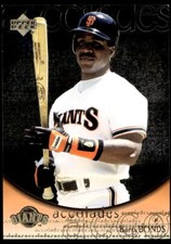 2000 Upper Deck Hitter's Club A7 Barry Bonds Giants  Baseball Card
