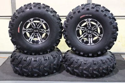 POLARIS RZR 800 S4 27" BEAR CLAW ATV TIRE & VIPER M/B WHEEL KIT POL3CA - Image 1 of 4