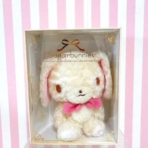 Sanrio Sugar bunnies Shirousa Plush Doll Rabbit Ribbon White Sugarbunnies Rare - Picture 1 of 24