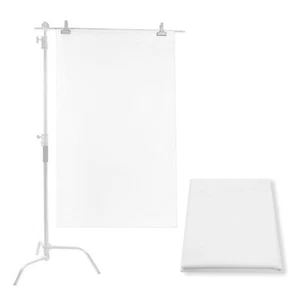1 x 1.7M Nylon Silk White Diffusion Fabric for DIY Softbox Light Tent Diffuser - Picture 1 of 12
