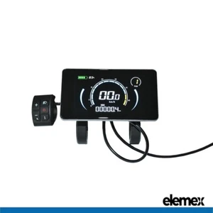 Elemex eBike M808X LCD Colour Display Control Screen Computer Speedometer - Picture 1 of 7
