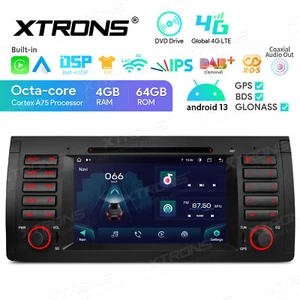 For BMW X5 E53 7" Android 14 8-Core 4+64G DSP Car Stereo DVD Radio GPS Head Unit - Picture 1 of 12