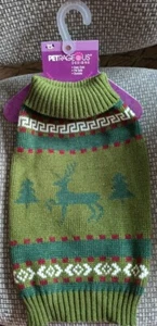 Maglione girocollo renna cane PETRAGEOUS/Med nuovo con etichette - Foto 1 di 6