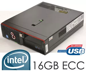 PROFESSA. WORKSTATION FUJITSU 16 GB ECC GIGABIT RETE INTEL G4650 300 GB HDD - Foto 1 di 1
