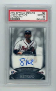 2010 Bowman Sterling Jason Heyward Auto RC #20 PSA 10 Gem Mint Rookie Autograph - Picture 1 of 1