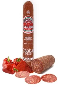 Bende Dry Salami Csabai With Paprika 2 Lb - Authentic Hungarian Sausage, Perfect - Picture 1 of 3