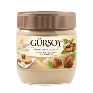 3x GÜRSOY Helle Haselnuss Milchcreme Brotaufstrich Vegetarisch ohne Palmöl 400g - Bild 1 von 1