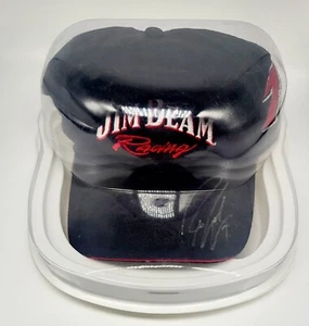 AUTOGRAPHED W/CASE NASCAR Signed Robbie Gordon - Jim Beam Racing Hat-Adult Size - Picture 1 of 3
