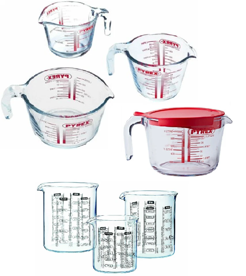 PYREX Clear Measuring Jug - Mixing Jug - Beaker - Measuring Mixing - Image 1 of 1
