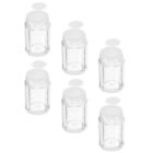 6 Clear 10ML Powder Jars for Makeup-CM