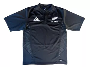 New Zealand All Blacks Adidas Rugby Union Football Home Jersey - Size Medium - Bild 1 von 10
