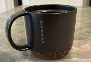 Starbucks Mug With Built-in Cork Coaster. 2016 Very Rare! Great Condition!! - Picture 1 of 3