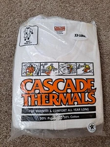 Cascade Thermals Bay Traders Union Suit Underwear One Pc Mens 2XL 50-52 White - Picture 1 of 5