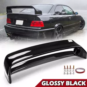 Alerón trasero estilo M3 GT negro brillante para BMW Serie 3 E36 1991-1998 - Imagen 1 de 10