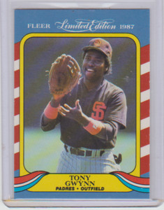 1987 Fleer Limited Edition Tony Gwynn #19 San Diego Padres 