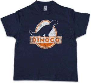 DINOCO LOGO II Kids Boys T-Shirt Oil Company Petrol Gas Station Toy cars story - Picture 1 of 1