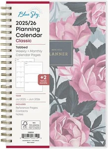 2025-2026 Weekly and Monthly Academic Year Planner Calendar, July 2025 - June 20 - Picture 1 of 1