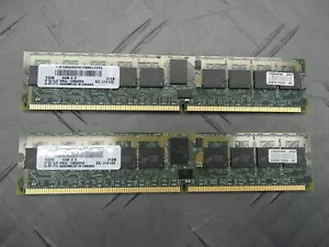 IBM 2GB (1GBx2) Memory RAM FRU 12R8255 Vintage - Picture 1 of 5