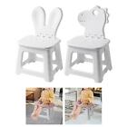 Kids Folding Stool with Backrest Portable Stool Folding Chair Kitchen Stool for