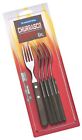 Art.no. 6 Pieces Jumbo Forks Set, Stainless Steel, Multi Colour