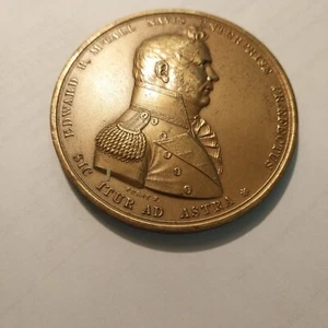 Edward McCall Krieg 1812 Bronzemedaille Nachprägung für Aktionen im Krieg - Bild 1 von 7