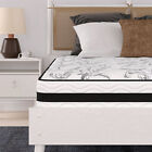 Signature Design by Ashley 8 Inch Chime Innerspring King Mattress in a Box White
